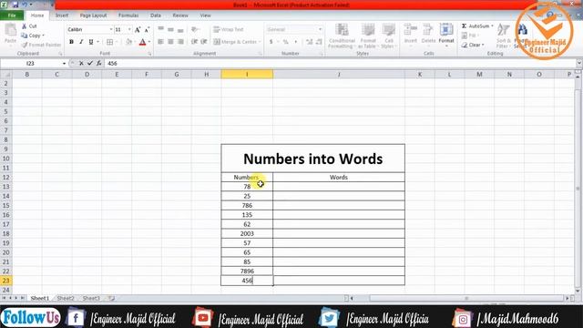 Excel Formula to convert Numbers to words in Rupees|How To Convert Number To Words in Excel(Part 2) смотреть онлайн