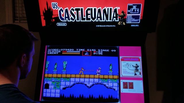 Vs. Castlevania Arcade Cabinet MAME Playthrough w/ Hypermarquee смотреть онлайн