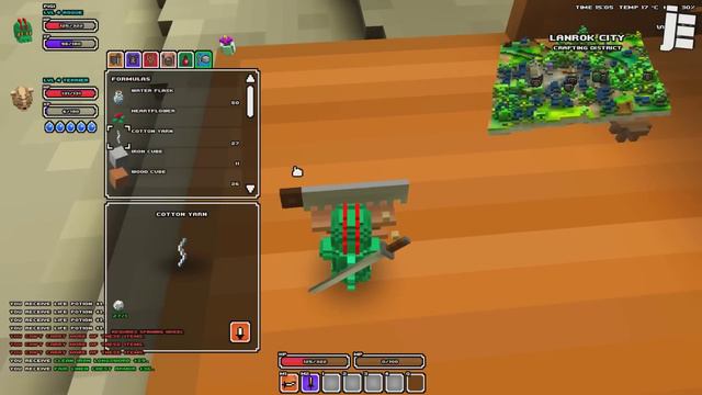 Выживаем в Cube World часть 6 - ПОКУПАЕМ, КРАФТИМ И ПРОДАЁМ смотреть онлайн