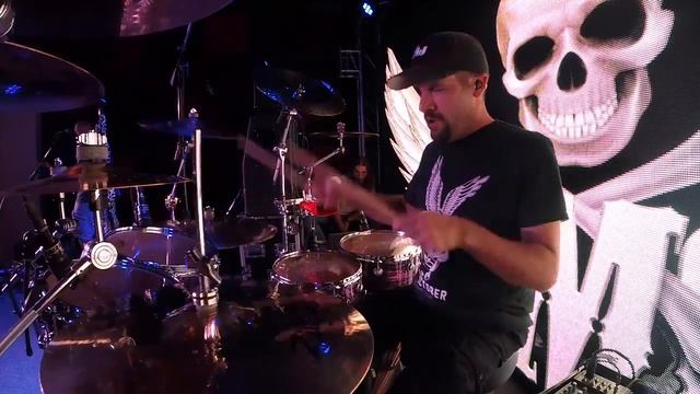 Dead Metal Society- Drum Cam (Nobody's Fool- Soundcheck) Jason Gilardi смотреть онлайн