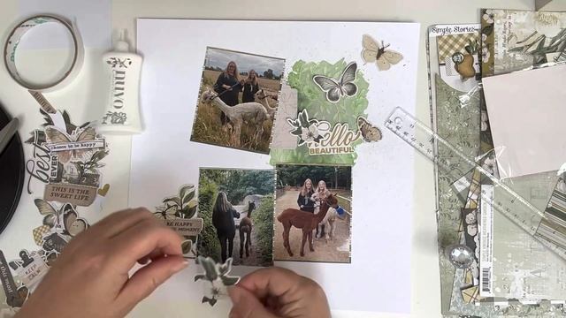 Scrapbook Process Video #45 #Scraptember2022 Day 5 - Scrappy Sisters Sketch & Simple Stories смотреть онлайн