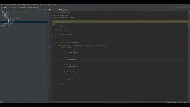 Bukkit Basics - Episode 9 - Constructors and More Runnable смотреть онлайн