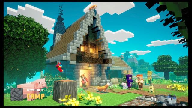 Minecraft Dungeons Flames of the nether DLC pt2 смотреть онлайн