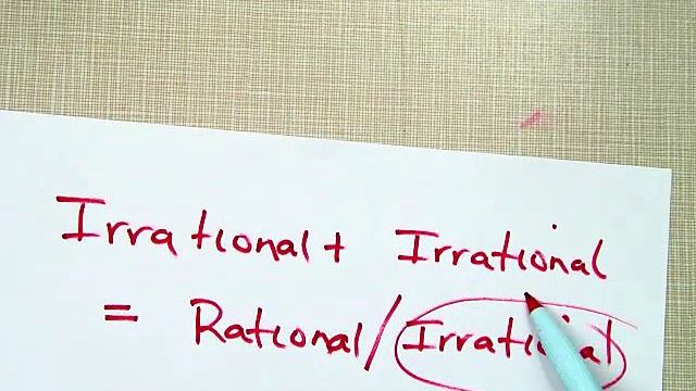 Rational:Irrational Numbers Sum and product смотреть онлайн