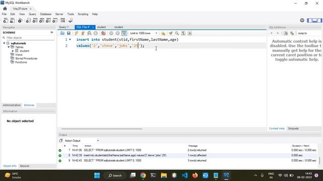 Insert into(DML) Command | Select(DQL) Command | Where Clause | SQL Tutorials смотреть онлайн