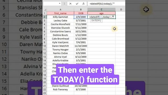 calculate age in excel in 15 sec? смотреть онлайн