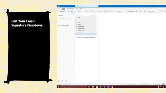 Tech Tips: How to Change Your Email Signature in Outlook смотреть онлайн
