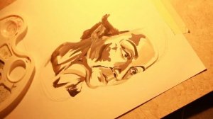 КАК РИСОВАТЬ ПОРТРЕТ ГУАШЬЮ // Как я пишу портрет