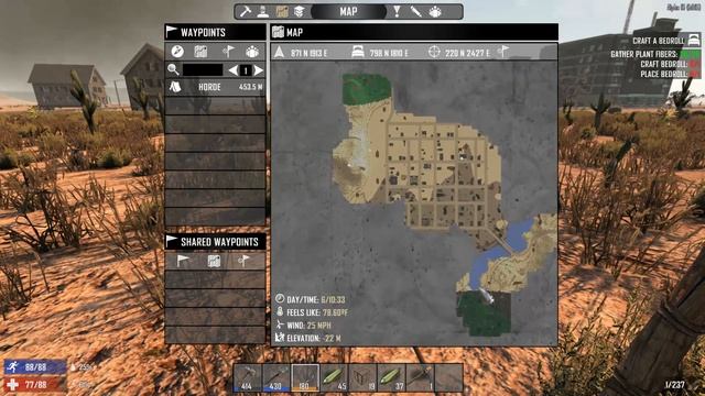 Alpha 15 7 Days To Die Let's play Episode 6: Sounds of the desert смотреть онлайн