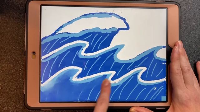 Movement and Rhythm: Drawing Hokusai Ocean Waves on Sketches School смотреть онлайн