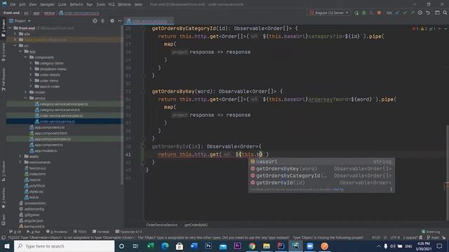 Angular get Order By Id (Service) смотреть онлайн