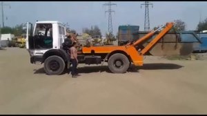 Камаз 8 куб. Вывоз мусора контейнером 8 кубов в Московской области