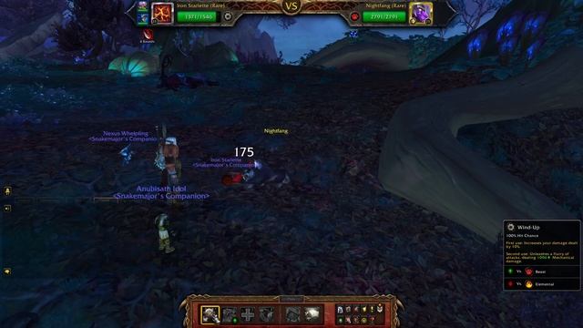 How to beat Nightfang - Lurking in the shadows WQ - World of Warcraft pet battle guide. (ENG) смотреть онлайн