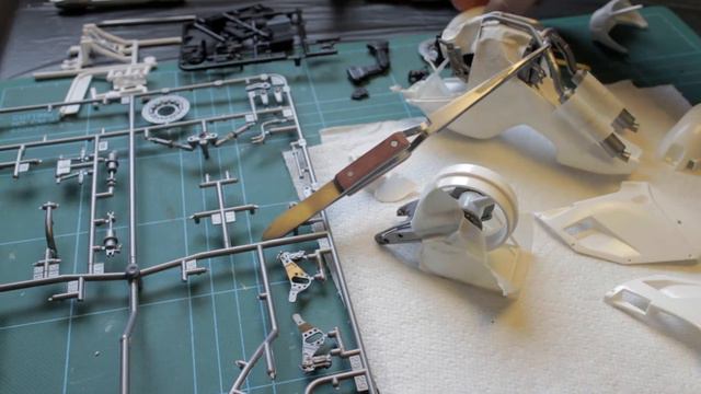 Tamiya Bimota Tesi 1D Part 2, Subassemblies, Prep, Primer & Fine Tuning