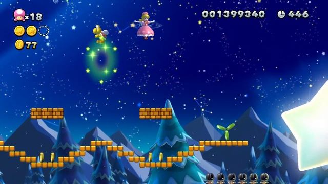 New Super Mario Bros. U Deluxe ? 4-1 Spinning Star Sky ? 100% All Star Coin