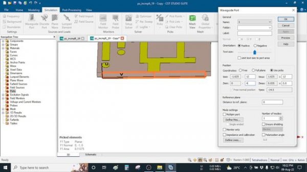 How to add Discrete port / Manual port on microstrip patch antenna in CST