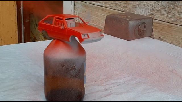 ОБЗОР ДИОРАМЫ С ЗАБРОШЕННОЙ МАШИНОЙ!!! смотреть онлайн