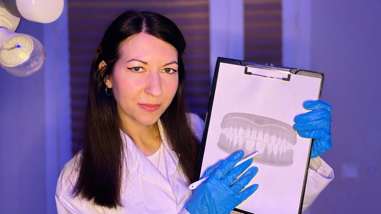 АСМР Приятный осмотр у стоматолога ⚕️ ASMR DOCTOR смотреть онлайн