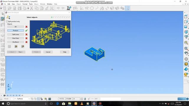 How to make cavity in delcam (import IGES file) смотреть онлайн