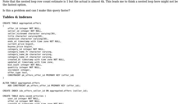 Databases: Wrong estimated row count смотреть онлайн
