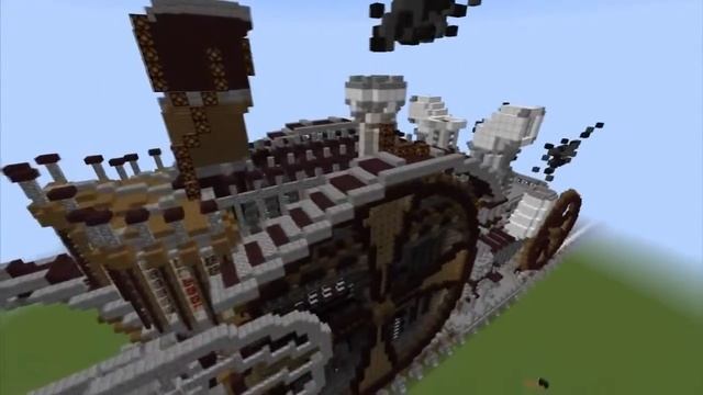 Steampunk Train - Minecraft Map With Download смотреть онлайн