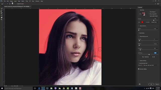 How To Remove Background Around Lots Of Hair Photoshop CC 2017 смотреть онлайн
