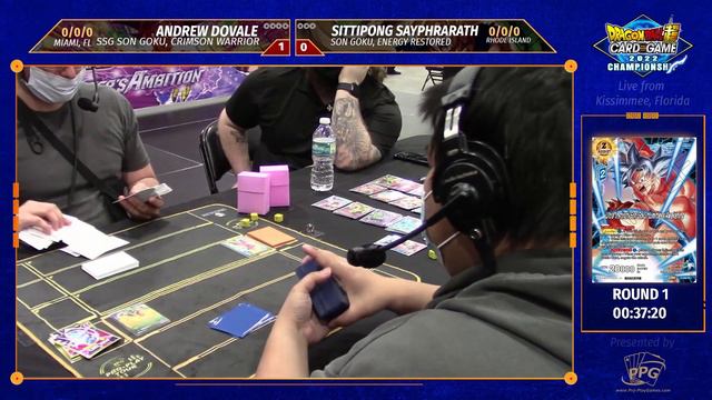2022 DBS Nationals Round 1 - Crimson Goku (Andrew Dovale) vs. Dende (Sittipong Sayphrarath) смотреть онлайн