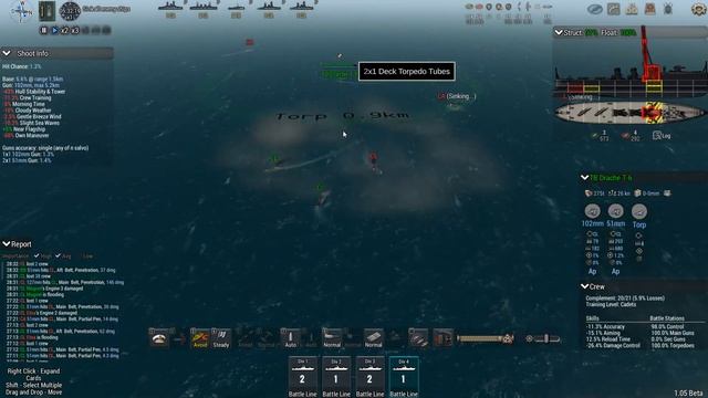 Ultimate Admiral: Dreadnoughts. Кампания 1890г. за Австро-Венгрию. #1 "Первые бои" смотреть онлайн