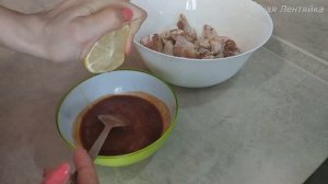 КРЫЛЫШКИ В КИСЛО-СЛАДКОМ СОУСЕ НА СКОВОРОДЕ