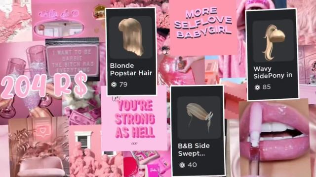 ROBLOX BADDIE HAIR COMBOS ? #1 смотреть онлайн