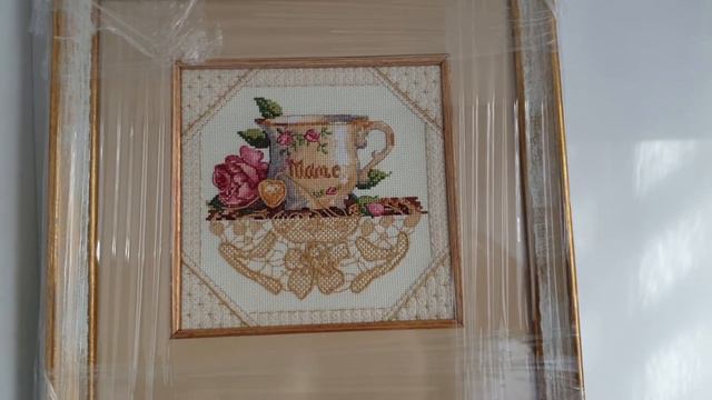 Три оформленные работы .Как все печально с натяжкой вышитых работ в Словении. смотреть онлайн