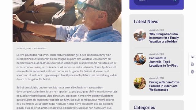 TanTum | Car & Scooter Rental Services WordPress Theme | Themeforest Templates смотреть онлайн