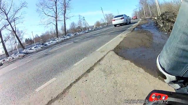 Моноколесо зимой и весной:-) MSuper V3 смотреть онлайн