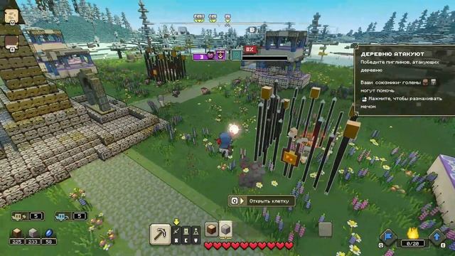 Новый майнкрафт ➤ Minecraft Legends ◉ Прохождение #1 | Без комментариев | PC смотреть онлайн