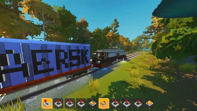 ПОСТРОИЛ ПОЕЗД С ЛОГИКОЙ В SCRAP MECHANIC!! смотреть онлайн