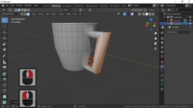 Easy How To Model A Cup Using Blender SUBSCRIBE ?(Beginner Tutorial) смотреть онлайн