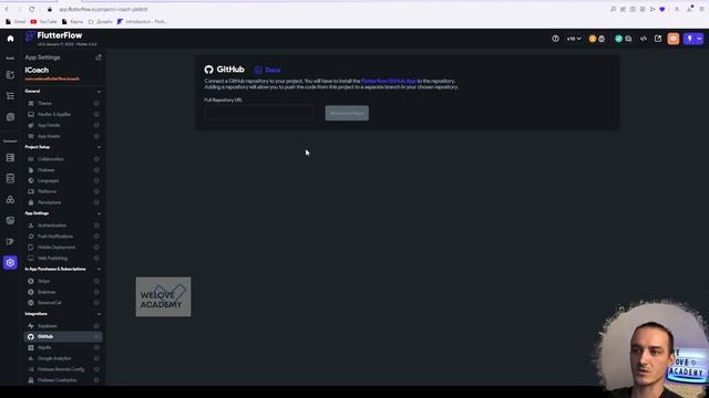 Меню разработчика FlutterFlow смотреть онлайн