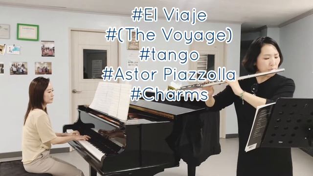 El Viaje(The Voyage) - Astor Piazzolla -tango -Charms -flutenpiano смотреть онлайн