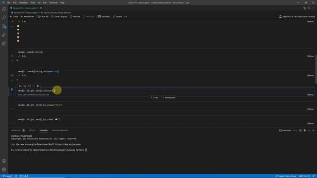 Understanding Python: Lesson 59 - emojis смотреть онлайн
