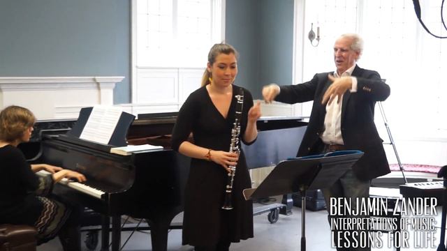 Mozart: Clarinet Concerto - 2nd movement (Benjamin Zander - Interpretation Class) смотреть онлайн