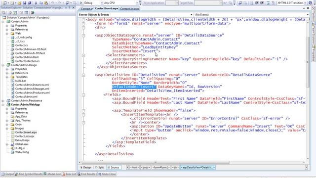 CRUD DataBinding (ASP.NET) смотреть онлайн