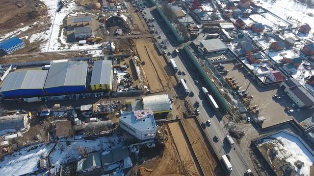 Реконструкция Дмитровского шоссе в районе поворота на г Лобня смотреть онлайн