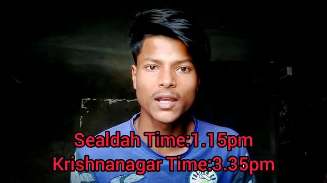Sealdah To Krishnanagar Local Train Time | New Local Train Time смотреть онлайн