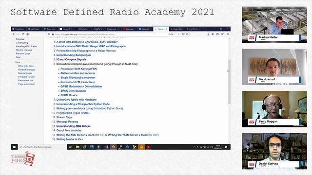 SDRA2021 - 09 - GNURadio Amateur Radio Group Meeting смотреть онлайн