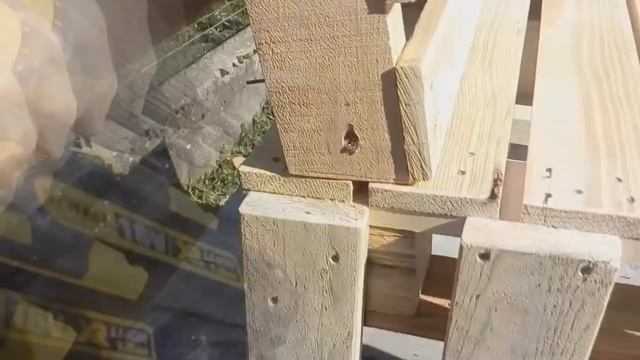 Salon de jardin en palettes / Pallets garden set смотреть онлайн