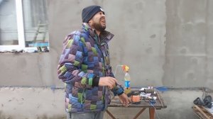 Обработка пчел от клеща Варроа дым пушкой Варомор Бипином Т. Обработка пчел бипином