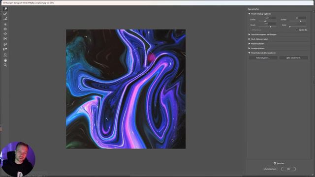 Flüssige Acrylfarbe mit Photoshop - Super einfach, funktioniert immer, mit jedem Foto! смотреть онлайн