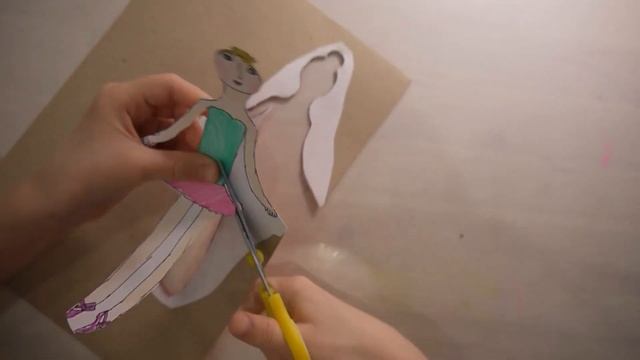 Мастер-класс для девочек бумажная кукла балерина смотреть онлайн