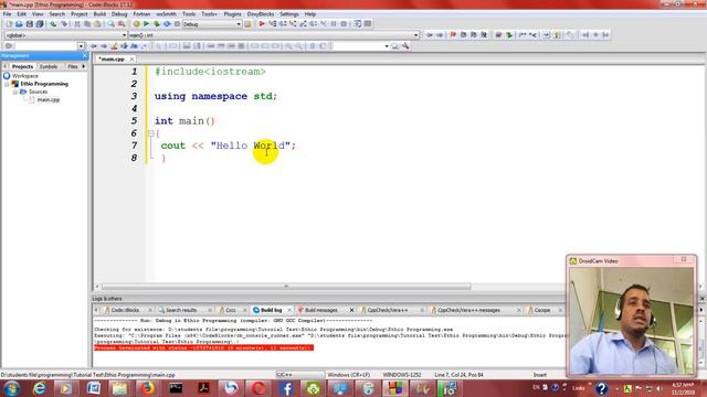 Lecture 2: C++ Hello World in Amharic | በአማርኛ смотреть онлайн