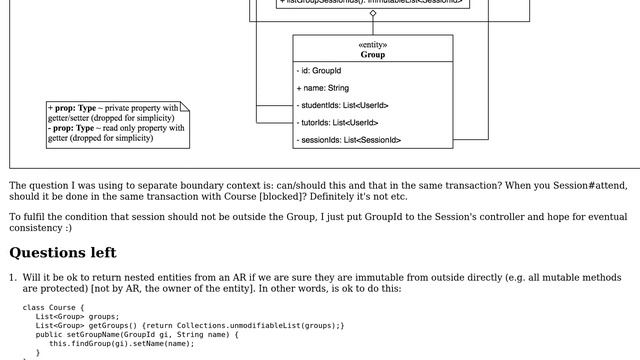 Updating nested objects in DDD Aggregate by example: delegation or direct access from the root? смотреть онлайн